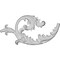 Ekena Millwork 12"W x 6"H x 3/4"P Lauren Onlay, Left ONL12X06X00LN-L - alternate 1